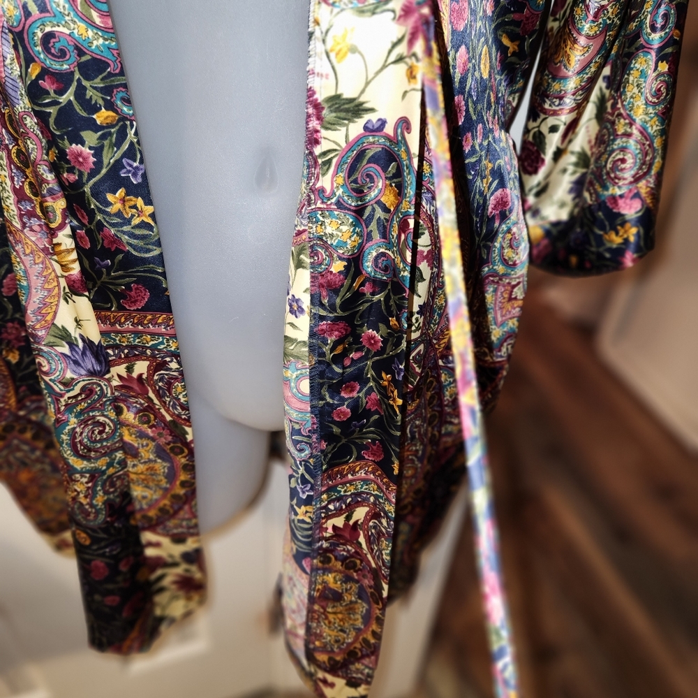 Vtg California Dynasty Robe Size Large - Picture 5 of 8